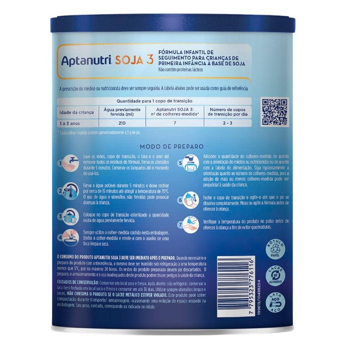 Kit 2x Aptanutri Soja 3 Lata 800g Danone